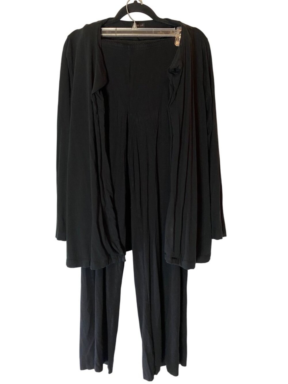 J.Jill Womens Black 2-Piece Top & Pants Large Lounge Wear